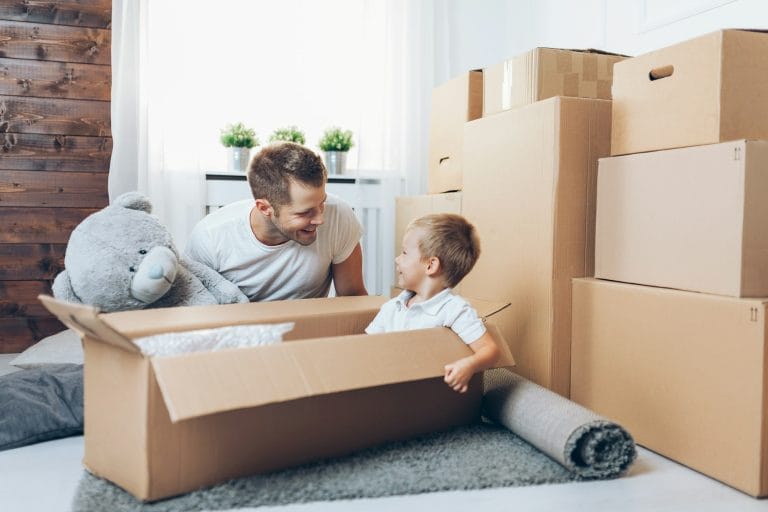 Umzug mit Kindern